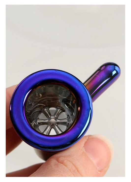 Bowl with Glass Screen Rainbow Effect