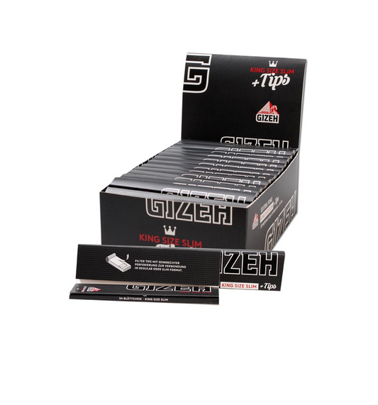 GIZEH Papers King Size Slim with Tips