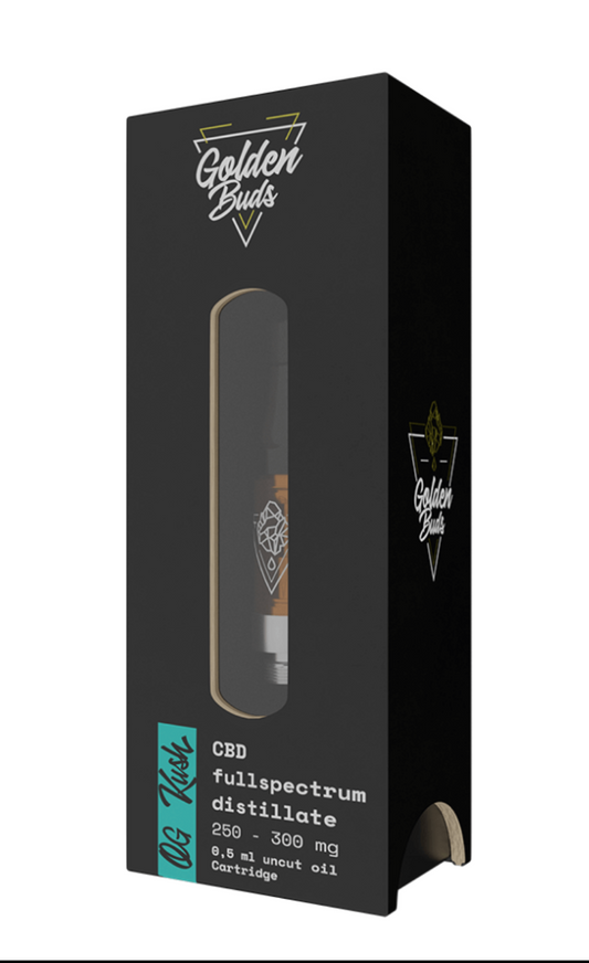 CBD Vape Cartridge, Golden Buds