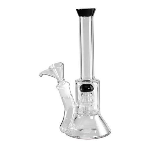 Glass Bong Drum Percolator black