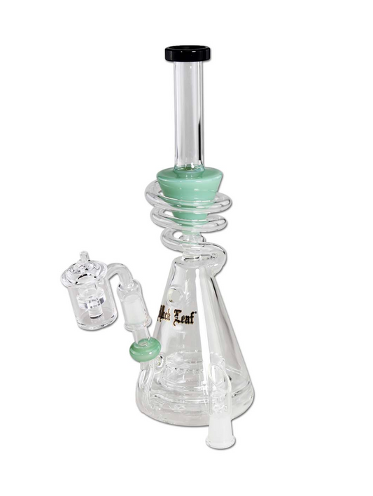 Black Leaf Oil Slit Diffuser+Spiral jade
