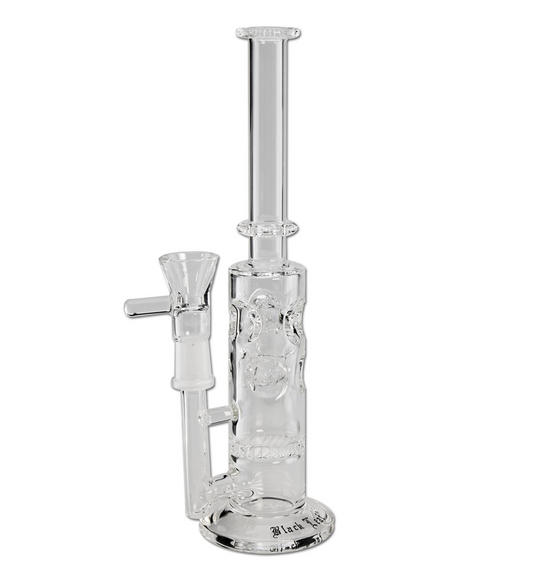 Black Leaf Percolator Bong with HoneyComb