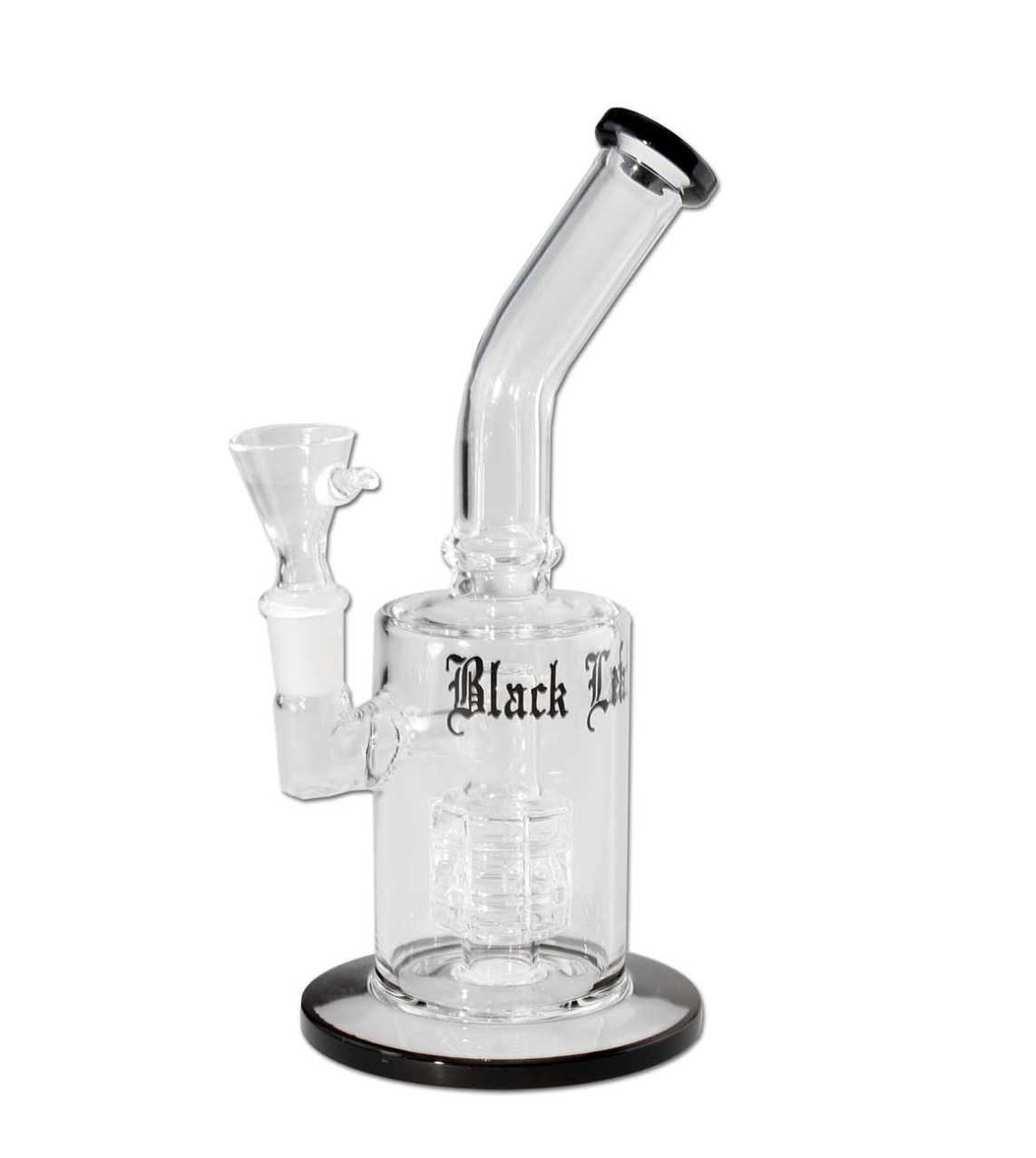 Black Leaf Bubbler with Drum Percolator