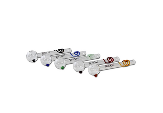 Black Leaf Oil Pipes with Snail straight