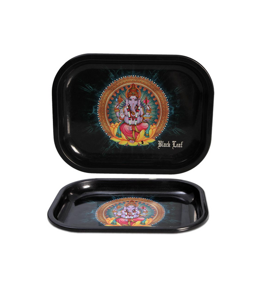 Black Leaf Rolling Tray Ganesha S