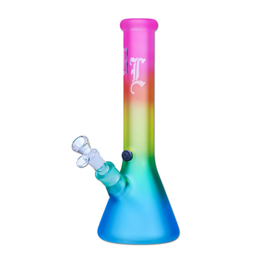 Black Leaf Rainbow Bong