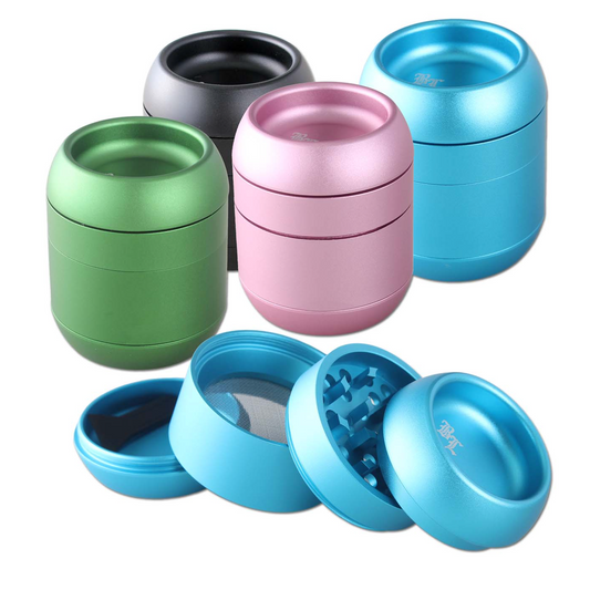 Black Leaf BARREL Aluminium Grinder 4-part (Copy)
