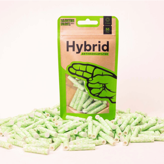 Hybrid Cellulose/Charcoal Filters hellgrün