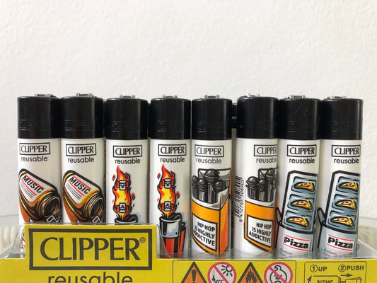 Clippers lighter, reusable, various designs